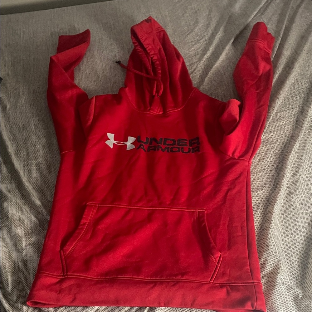 Under Armour Red V-Neck Sweater